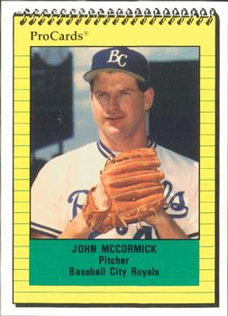 1991 ProCards #1397 John McCormick Front