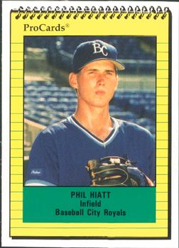 1991 ProCards #1403 Phil Hiatt Front