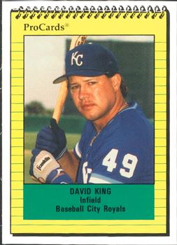 1991 ProCards #1404 David King Front