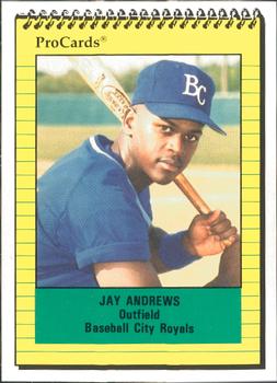 1991 ProCards #1409 Jay Andrews Front
