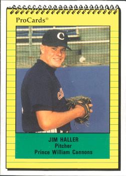 1991 ProCards #1418 Jim Haller Front