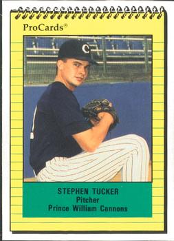 1991 ProCards #1428 Stephen Tucker Front