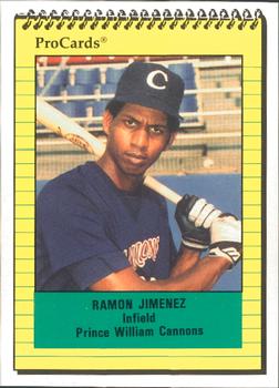 1991 ProCards #1435 Ramon Jimenez Front