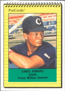 1991 ProCards #1436 Daniel Sanchez Front