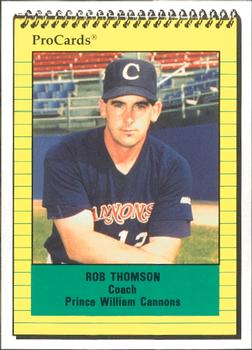 1991 ProCards #1444 Rob Thomson Front