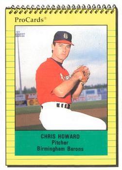 1991 ProCards #1450 Chris Howard Front