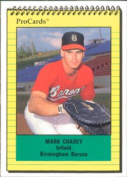 1991 ProCards #1459 Mark Chasey Front