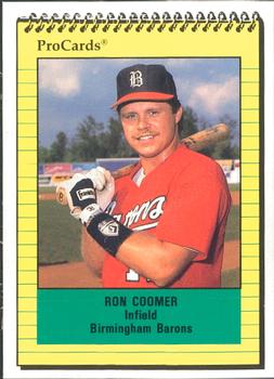 1991 ProCards #1460 Ron Coomer Front