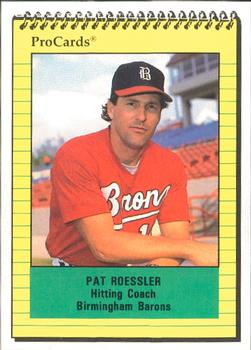 1991 ProCards #1472 Pat Roessler Front