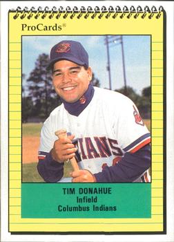 1991 ProCards #1491 Tim Donahue Front