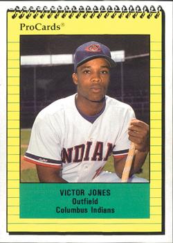 1991 ProCards #1500 Victor Jones Front