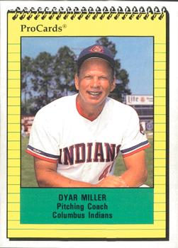 1991 ProCards #1505 Dyar Miller Front