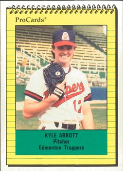 1991 ProCards #1507 Kyle Abbott Front