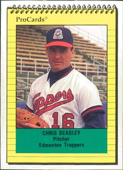 1991 ProCards #1508 Chris Beasley Front