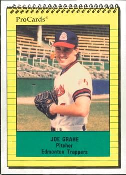 1991 ProCards #1513 Joe Grahe Front
