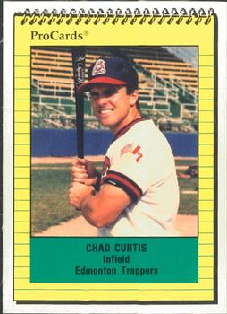 1991 ProCards #1522 Chad Curtis Front