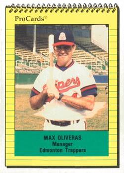 1991 ProCards #1531 Max Oliveras Front