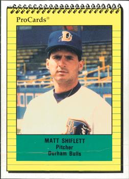 1991 ProCards #1543 Matt Shiflett Front