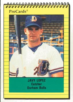 1991 ProCards #1547 Javy Lopez Front
