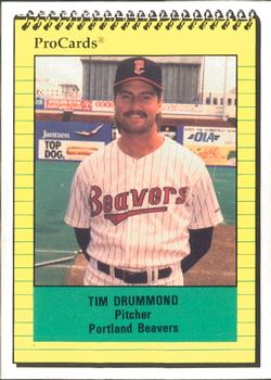 1991 ProCards #1560 Tim Drummond Front