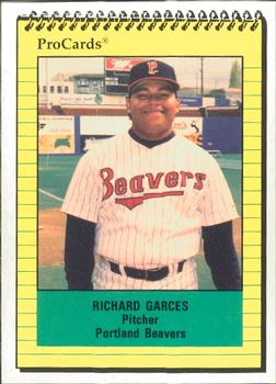 1991 ProCards #1562 Richard Garces Front