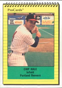 1991 ProCards #1570 Chip Hale Front
