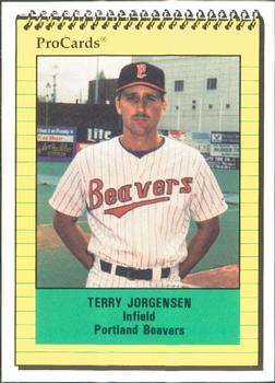 1991 ProCards #1571 Terry Jorgensen Front