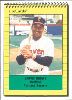 1991 ProCards #1576 Jarvis Brown Front