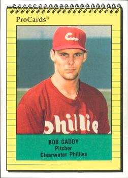 1991 ProCards #1614 Bob Gaddy Front