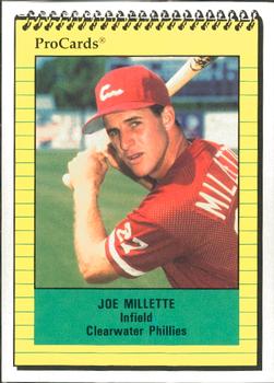 1991 ProCards #1629 Joe Millette Front