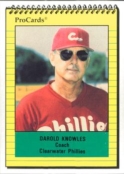 1991 ProCards #1640 Darold Knowles Front