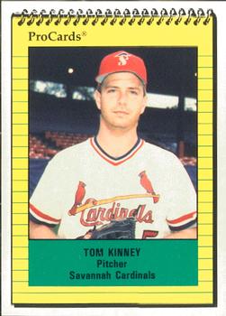 1991 ProCards #1649 Tom Kinney Front
