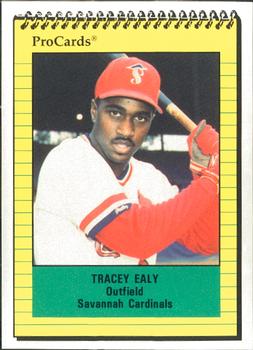 1991 ProCards #1665 Tracey Ealy Front