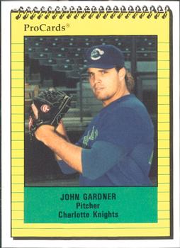 1991 ProCards #1683 John Gardner Front