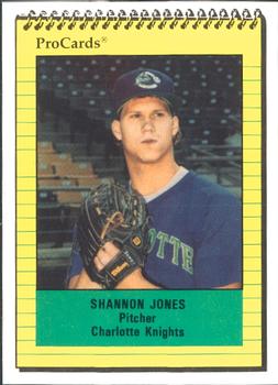 1991 ProCards #1685 Shannon Jones Front