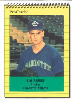 1991 ProCards #1686 Tim Parker Front