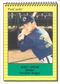 1991 ProCards #1692 Scott Taylor Front