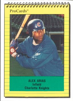 1991 ProCards #1693 Alex Arias Front