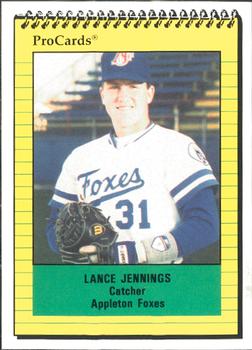 1991 ProCards #1719 Lance Jennings Front