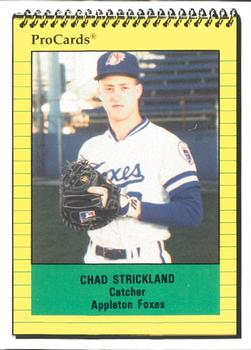 1991 ProCards #1720 Chad Strickland Front