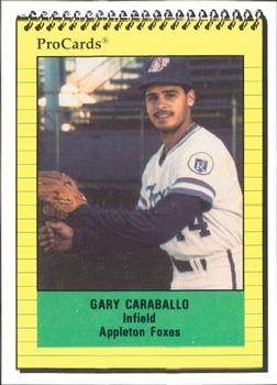 1991 ProCards #1721 Gary Caraballo Front