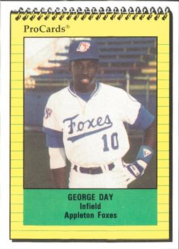 1991 ProCards #1723 George Day Front
