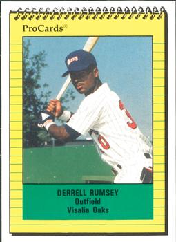 1991 ProCards #1755 Derrell Rumsey Front