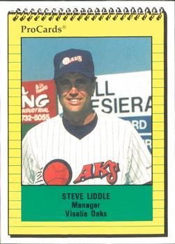 1991 ProCards #1757 Steve Liddle Front
