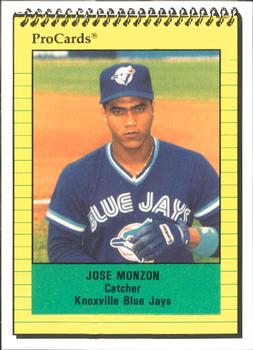 1991 ProCards #1771 Jose Monzon Front