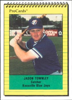 1991 ProCards #1772 Jason Townley Front