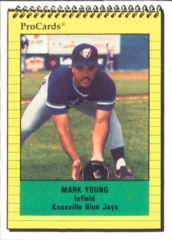 1991 ProCards #1778 Mark Young Front