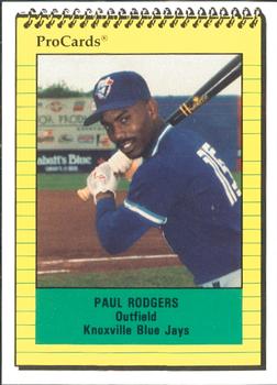 1991 ProCards #1782 Paul Rodgers Front