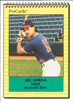 1991 ProCards #1802 Joel Chimelis Front