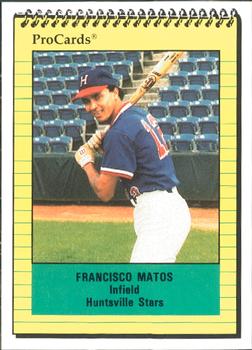 1991 ProCards #1804 Francisco Matos Front